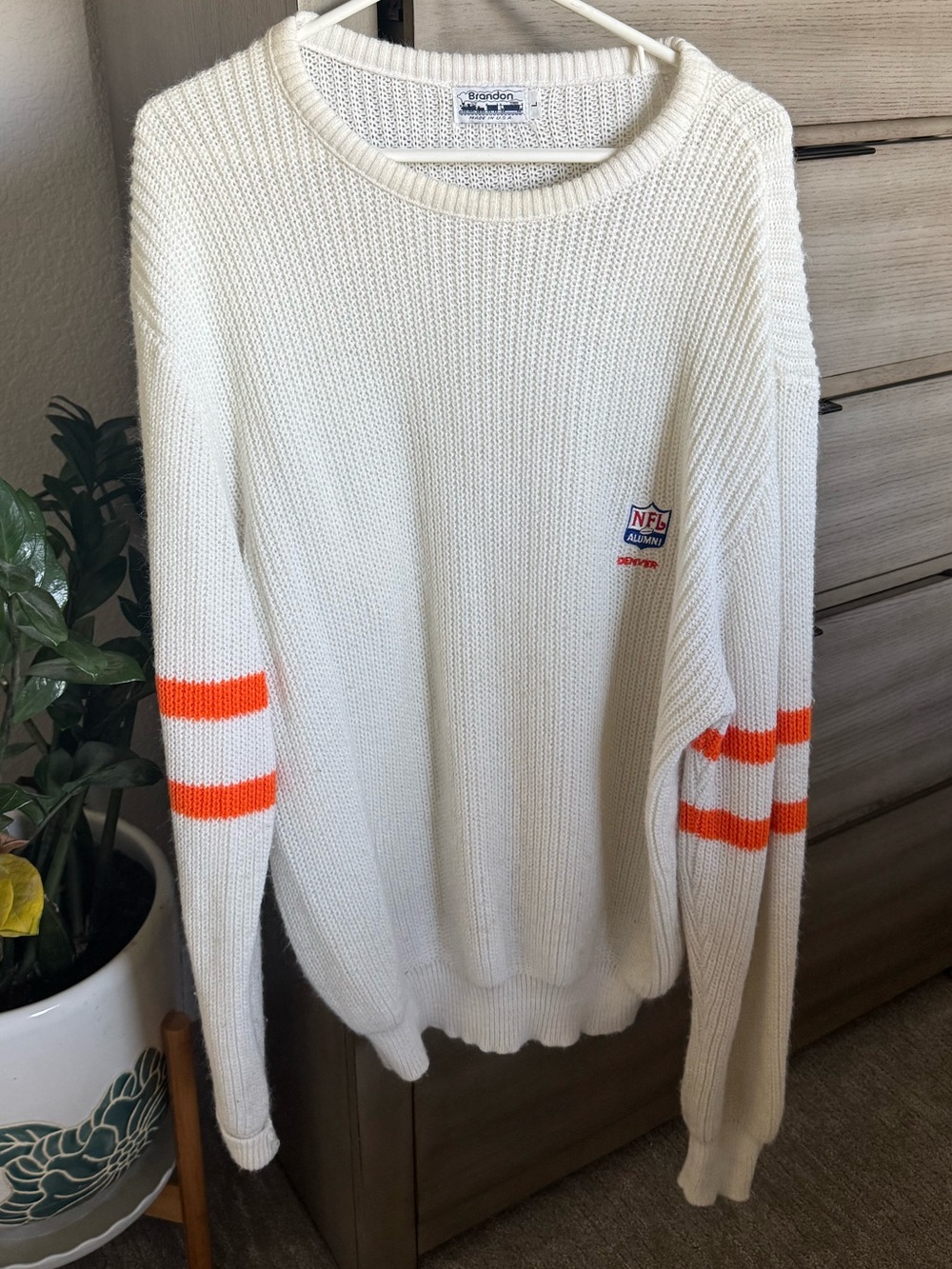 Vintage 80s NFL Alumni Denver Broncos Knit Sweater